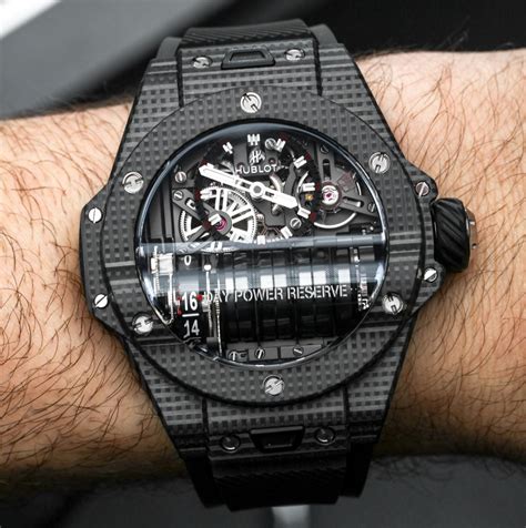 power reserve all black hublot|MP.